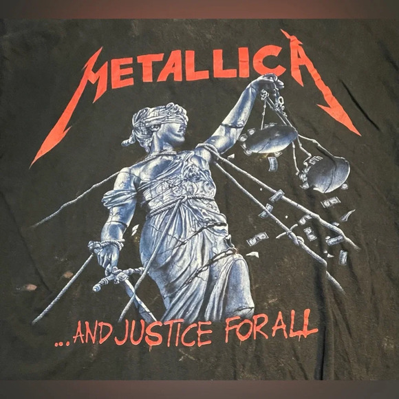 MC4 BOYC | Metallica …And Justice For All | Thrashed T Shirt | Large - Picture 2 of 3